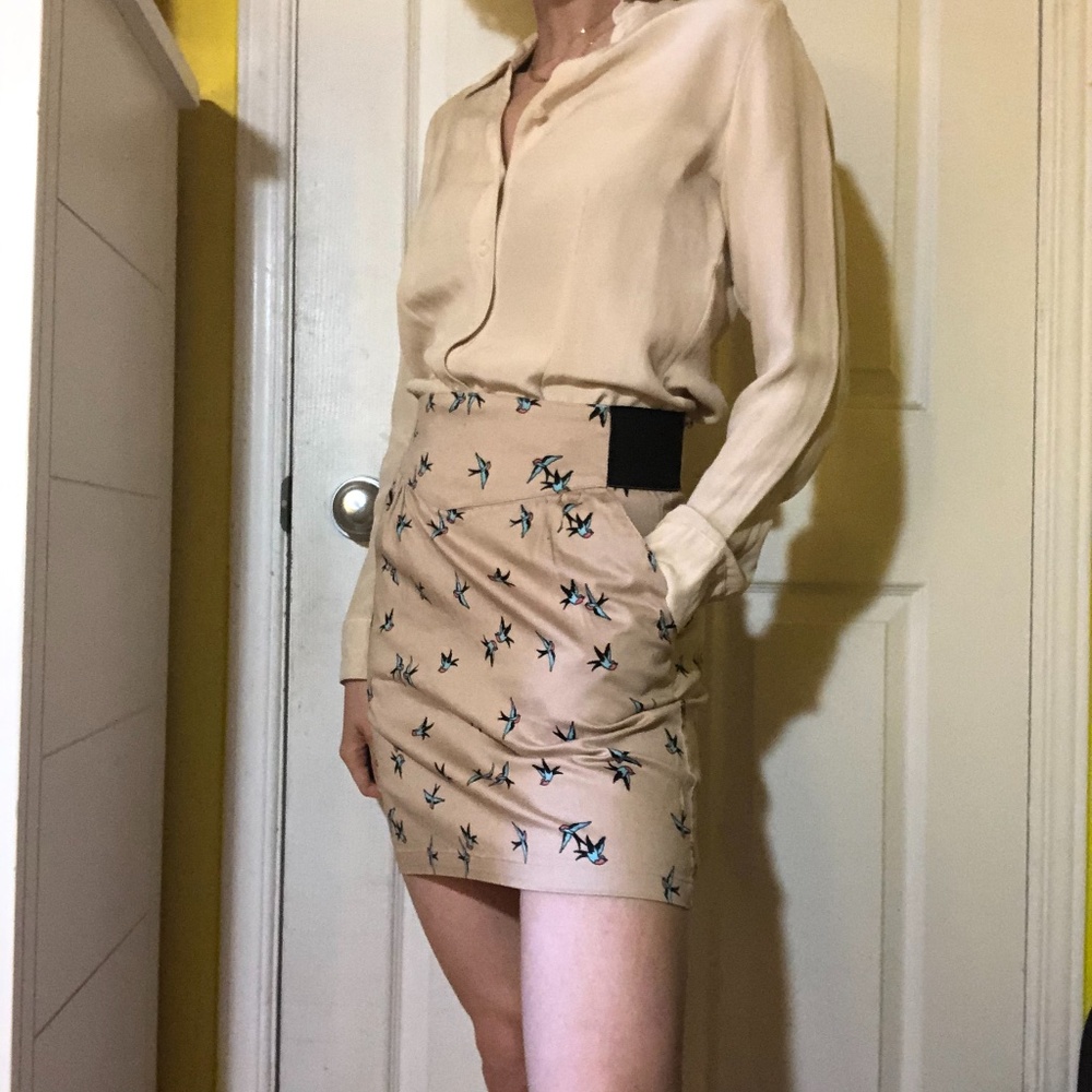 Hello Birdy Skirt fits an XS